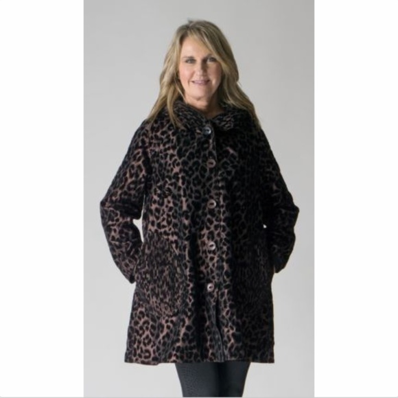 leopard print raincoat with hood